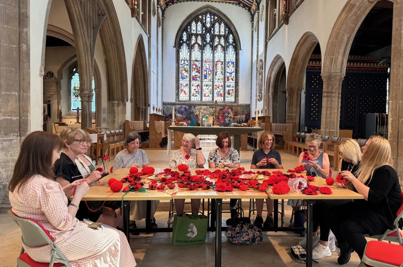 Chelmsford Residents Invited to Join Remembrance Poppy Knit-a-Thon