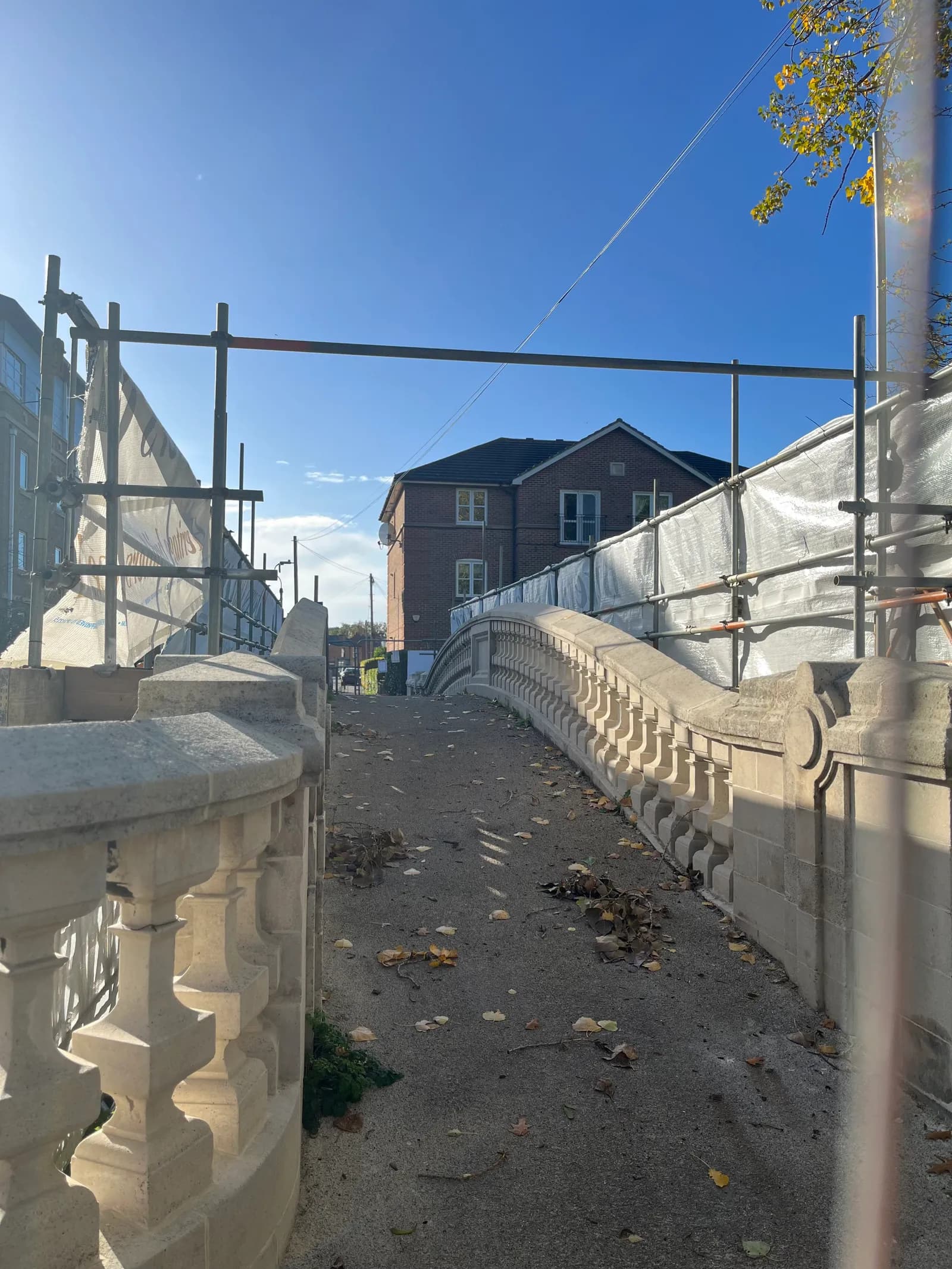 To keep residents safe, Seymour Street Bridge is currently closed to pedestrians while the restoration works are underway.  